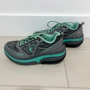 Gdefy Women's Athletic Shoes - Gray and Green